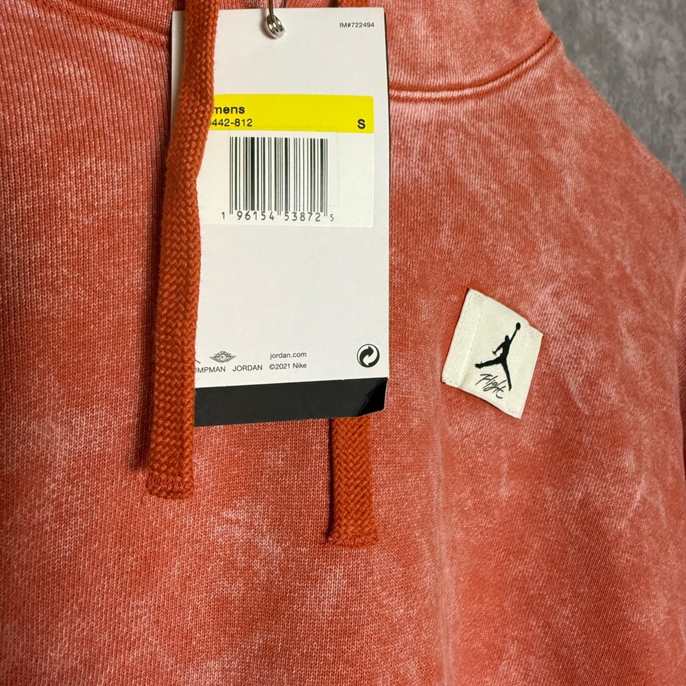 Jordan Women's Washed Red Cowl Neck Sweater - Picture 4 of 4